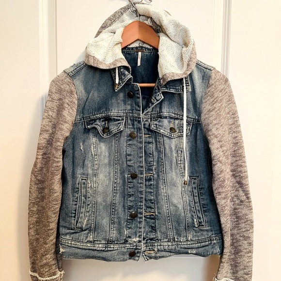 Free People Jackets & Blazers - Free People denim jacket